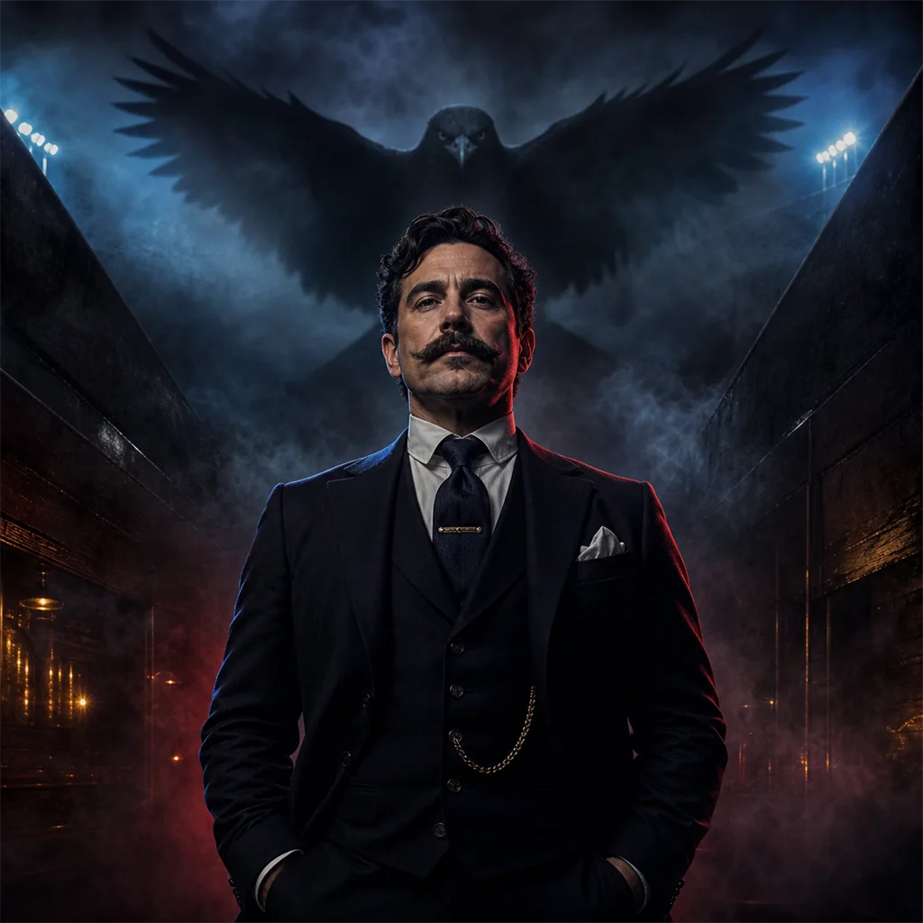 Original identity artwork for Rene Artois Nighthawks