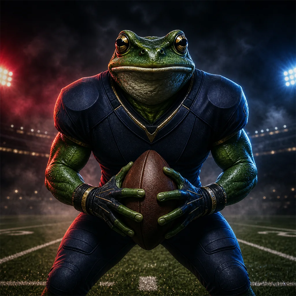 Original identity artwork for The Frog