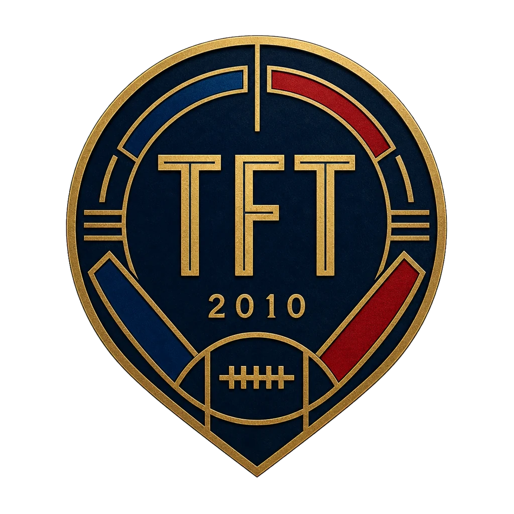 TFT Gridiron league emblem, established 2010